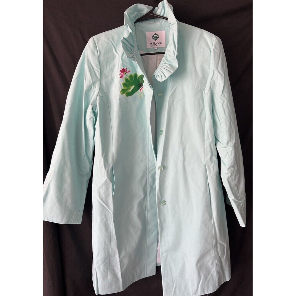 Lotus Plaza Japanese  Souvenir Jacket Medium  Size 13 Traditional Aestheticians